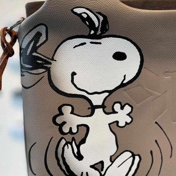 Snoopy Tasche bemalt von Borgward